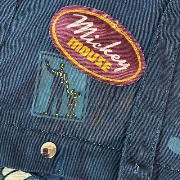 Disney Parks Mickey Mouse Canvas Backpack – Retro Print Rolltop Style - Picture 3 of 4